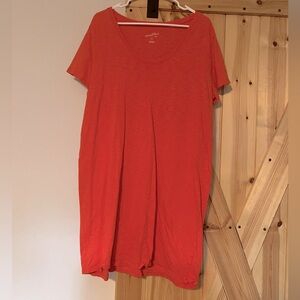 Orange target tshirt dress